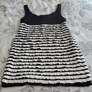 Wet Seal B&W striped dress - Jr Large